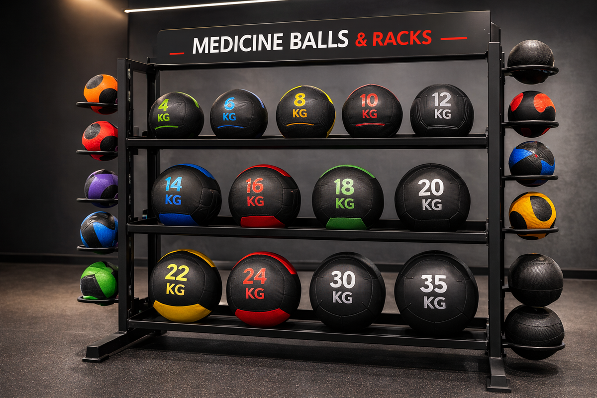 Medicine Balls and Racks
