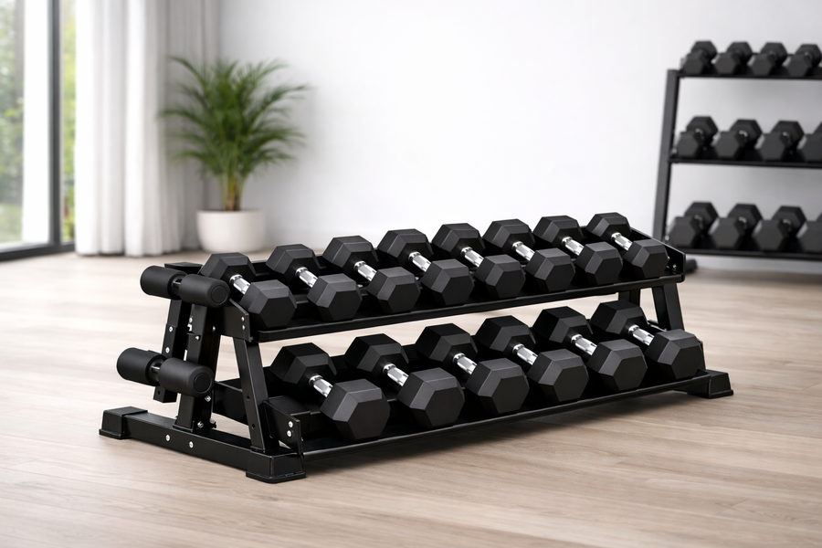 Premium Dumbbell Sets and Racks